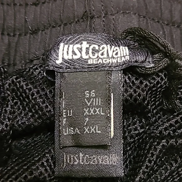 🩳🩳🩳Just Cavalli Beachwear Men's Logo Swim Trunks Size XXL - Picture 7 of 14